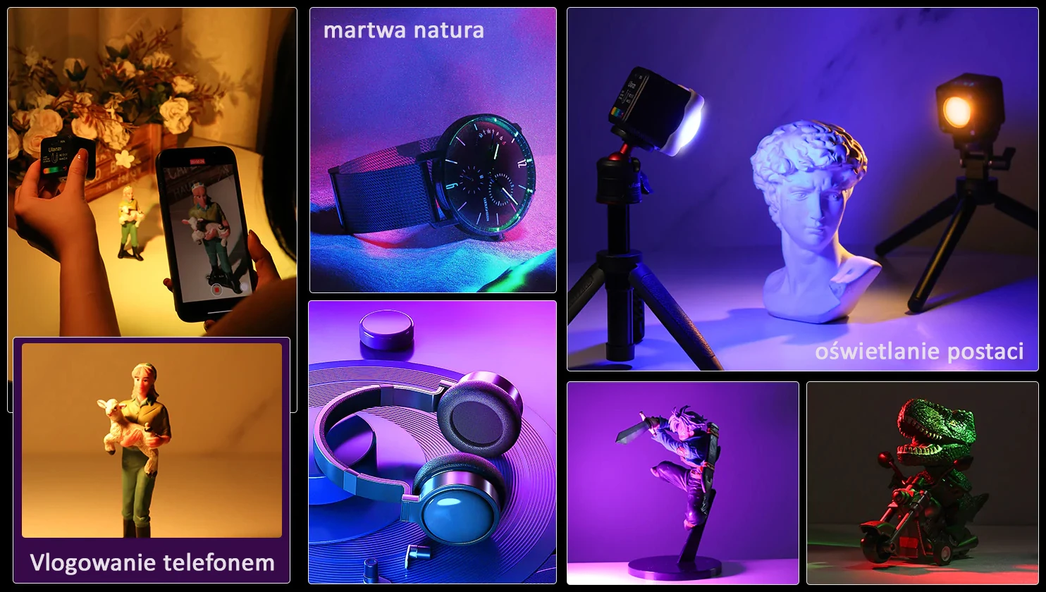 Kompaktowa lampa LED Ulanzi L2 RGB